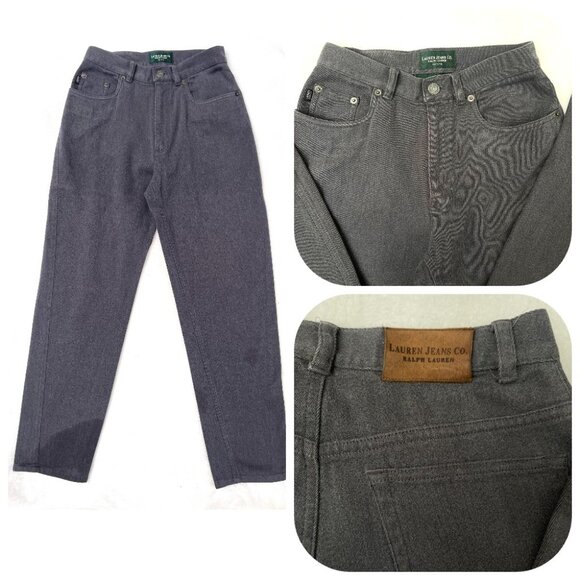 Ralph Lauren Denim - Ralph Lauren high waist cotton gray jeans 4 petite